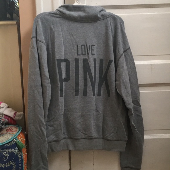 Grey Victoria’s Secret PINK sweatshirt - Picture 2 of 3